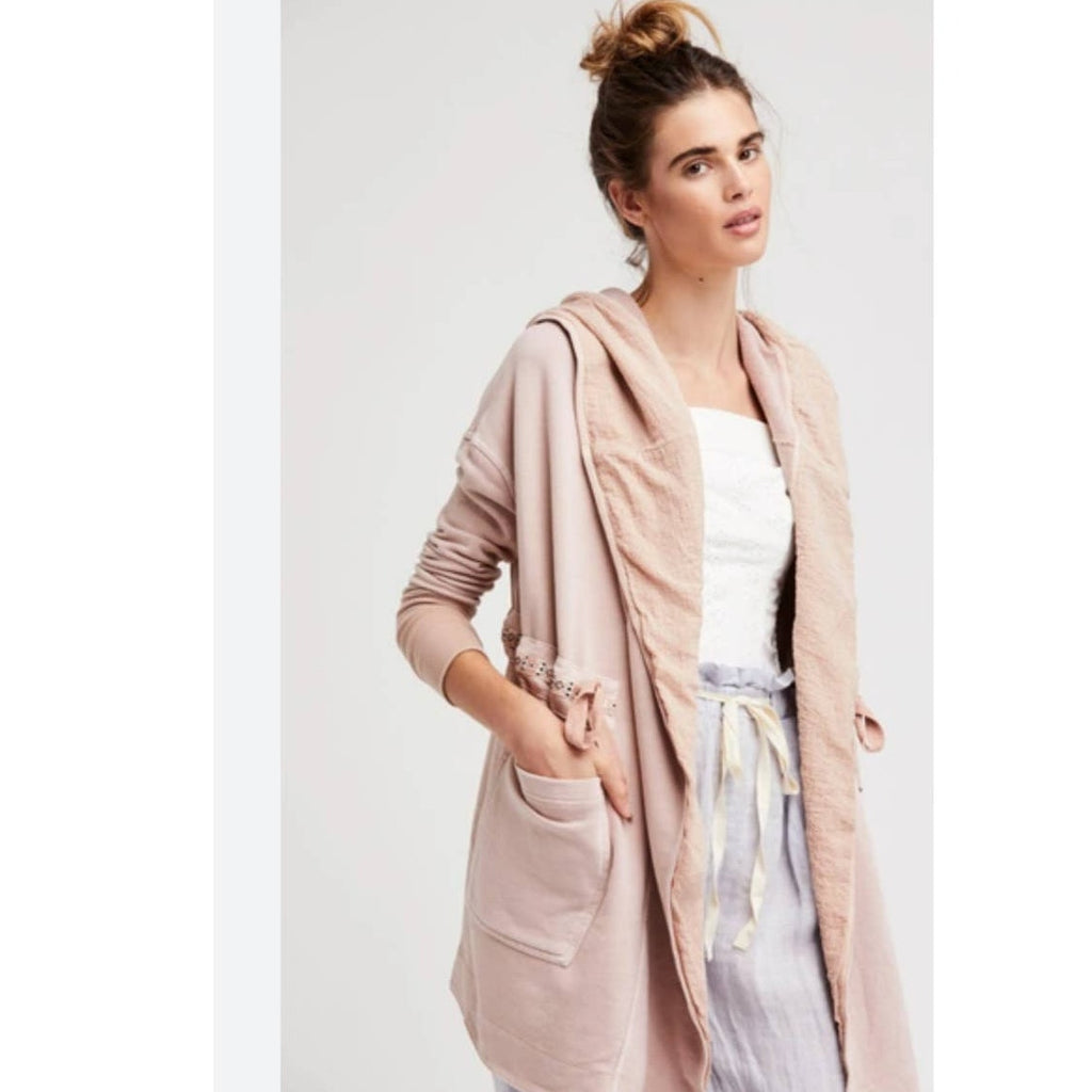 Free People Studio City Cardi $148 SMALL Rose