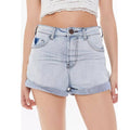 New One Teaspoon Bandits Mid-Rise Denim Shorts $149 Midwest SIZE 26 Bleach Wash