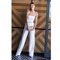 New Anthropologie BHLDN Trinity Jumpsuit by Theia $280 SIZE 4 White