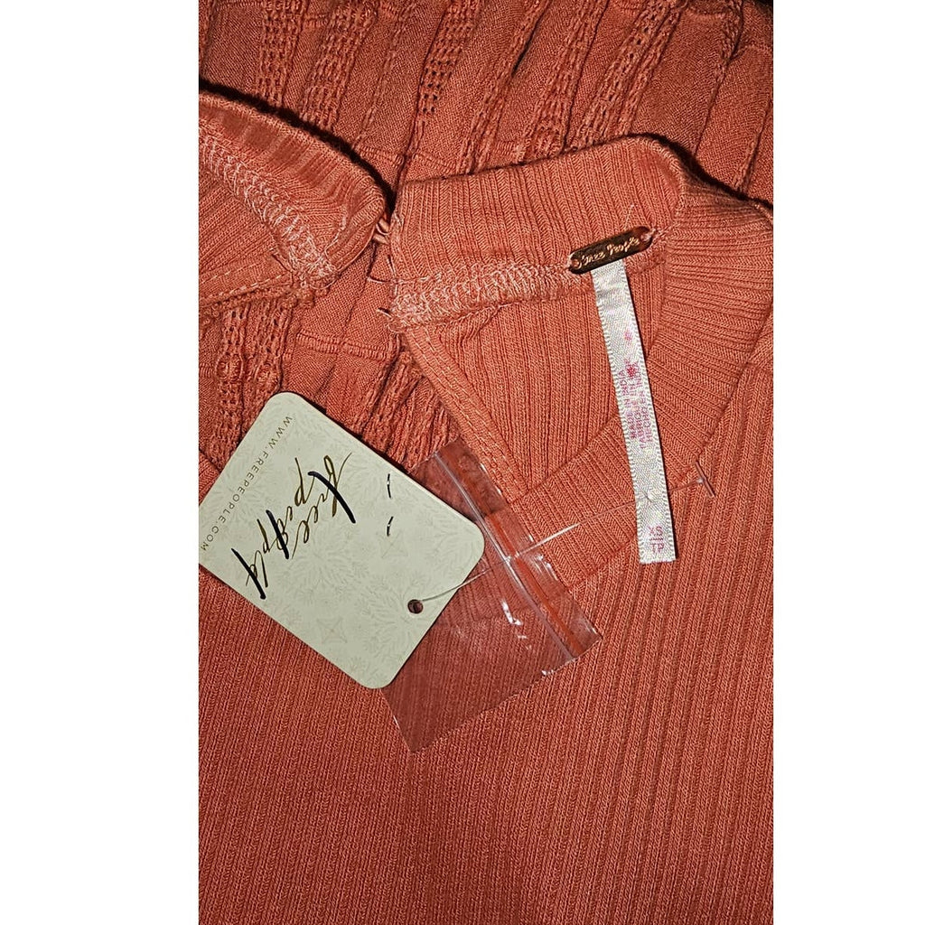 New Free People Serenity Maxi Dress $168  X-SMALL Peach BOHO-CHIC