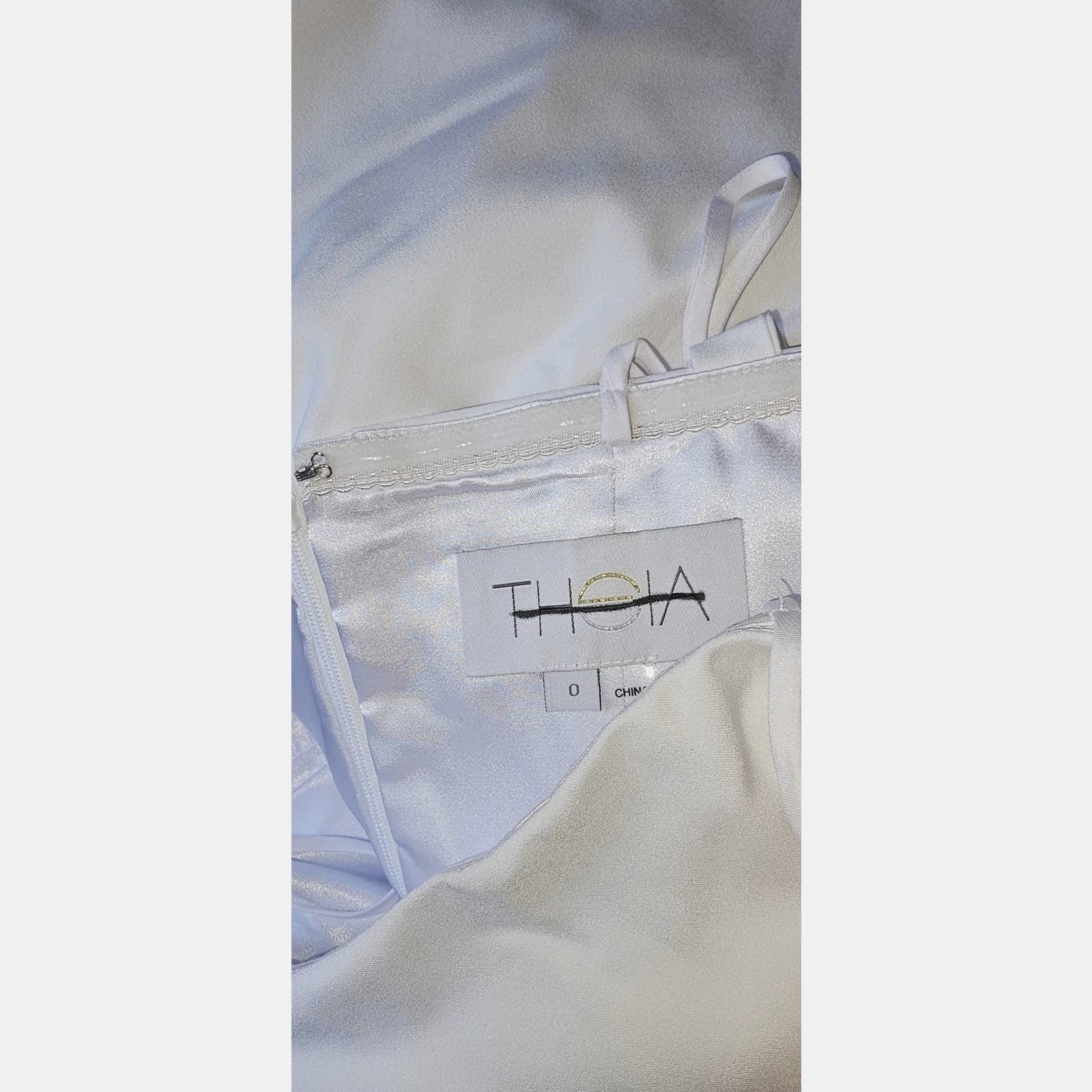 New Anthropologie BHLDN Trinity Jumpsuit by Theia $280 SIZE 0 White