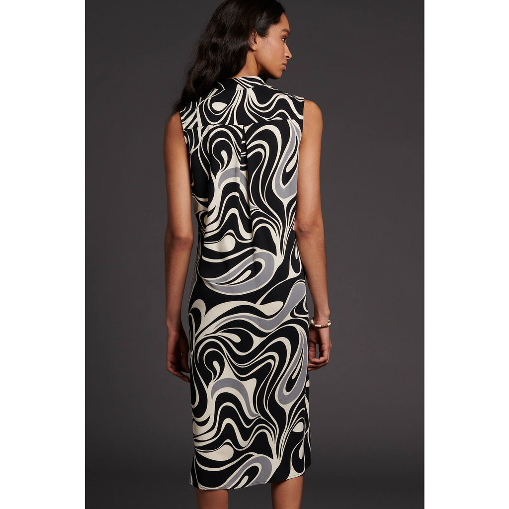 Anthropologie Corey Lynn Calter Gabriela Midi Shirtdress MEDIUM Black Anthropologie