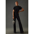 New Anthropologie by Hutch Knit Catsuit $188 SIZE 14 Black Jumpsuit Playsuit