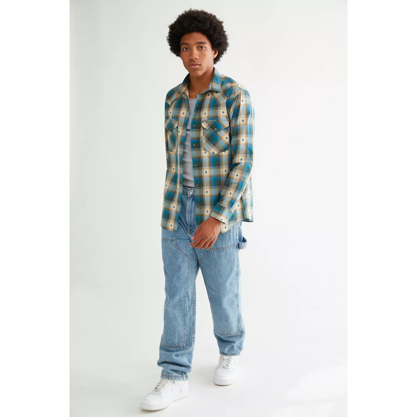 New Urban Outfitters Pendleton Long Sleeve Plaid Button Down Shirt $98 MEDIUM