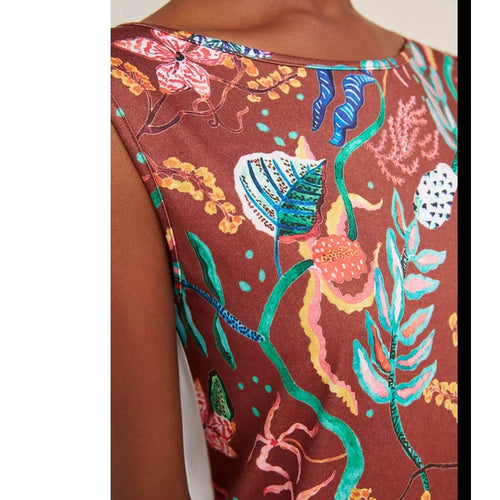 Anthropologie Aldomartins Aimee Floral Botanical Tank