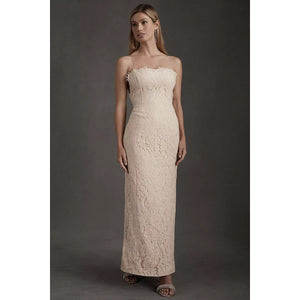 New Anthropologie BHLDN Fame and Partners Rain Column Dress $315 Size 6