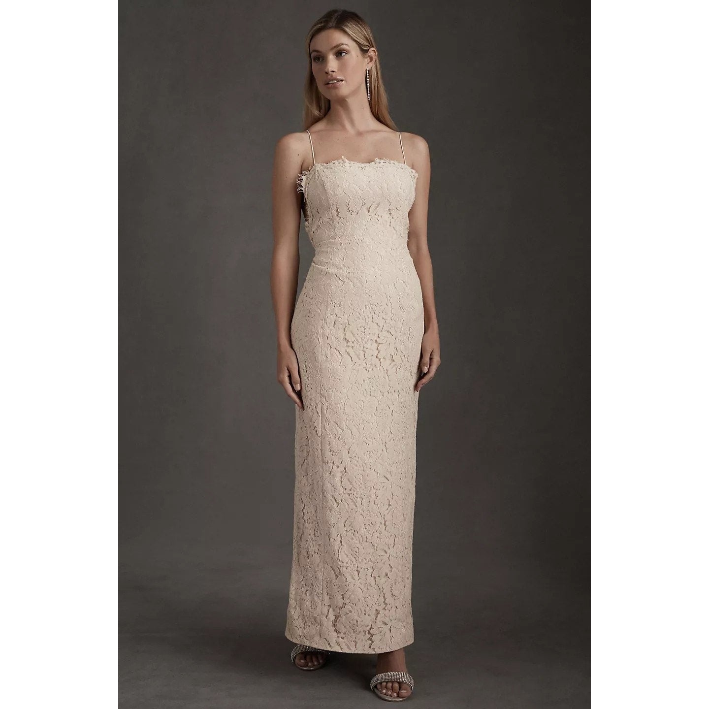 New Anthropologie BHLDN Fame and Partners Rain Column Dress $315 Size 6