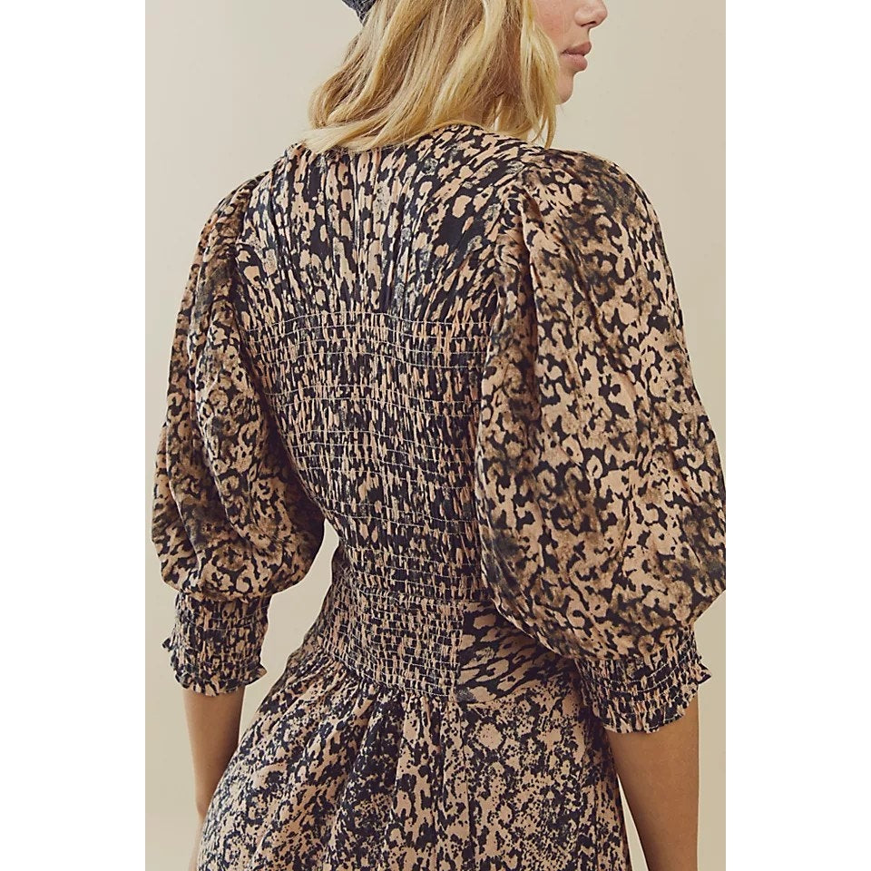 New Free People FP String Of Hearts Maxi Dress $188 SMALL Crean