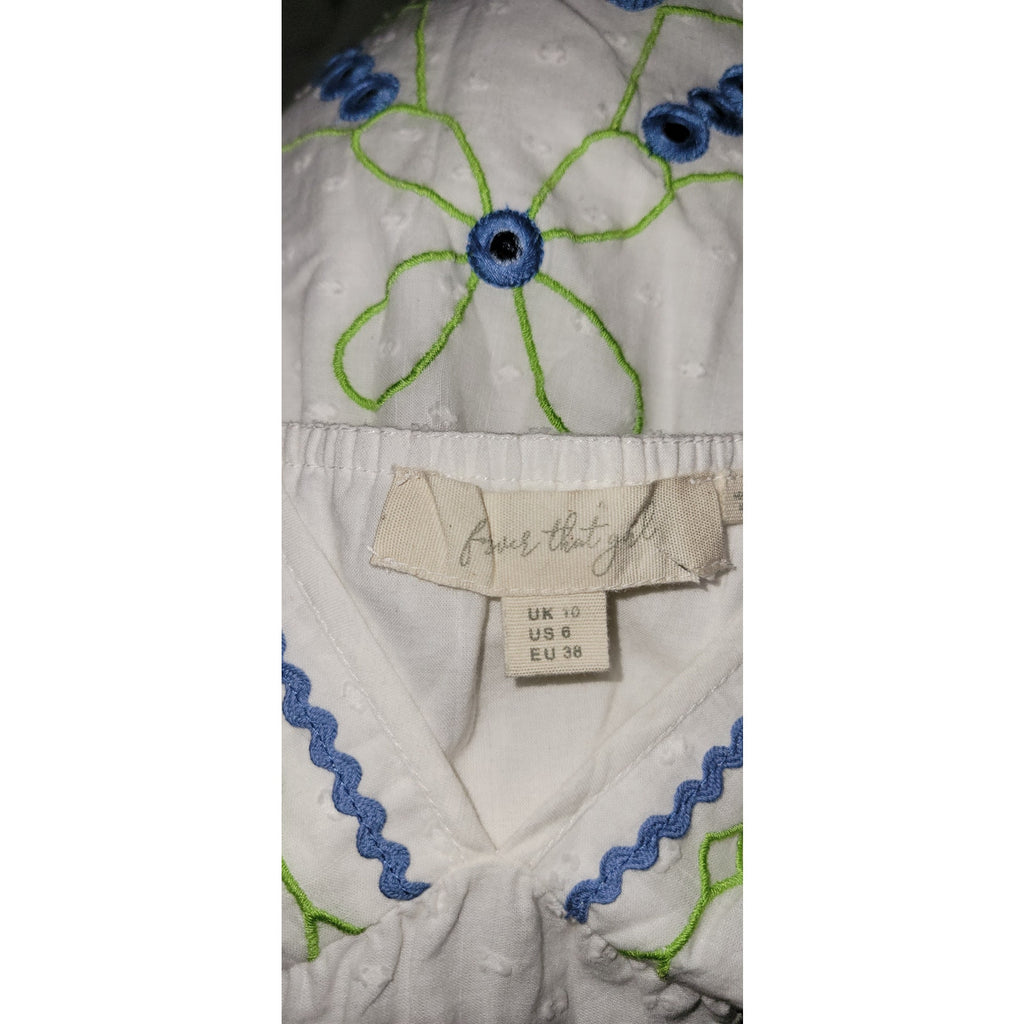 Anthropologie Forever That Girl Jordan Eyelet Babydoll Tank