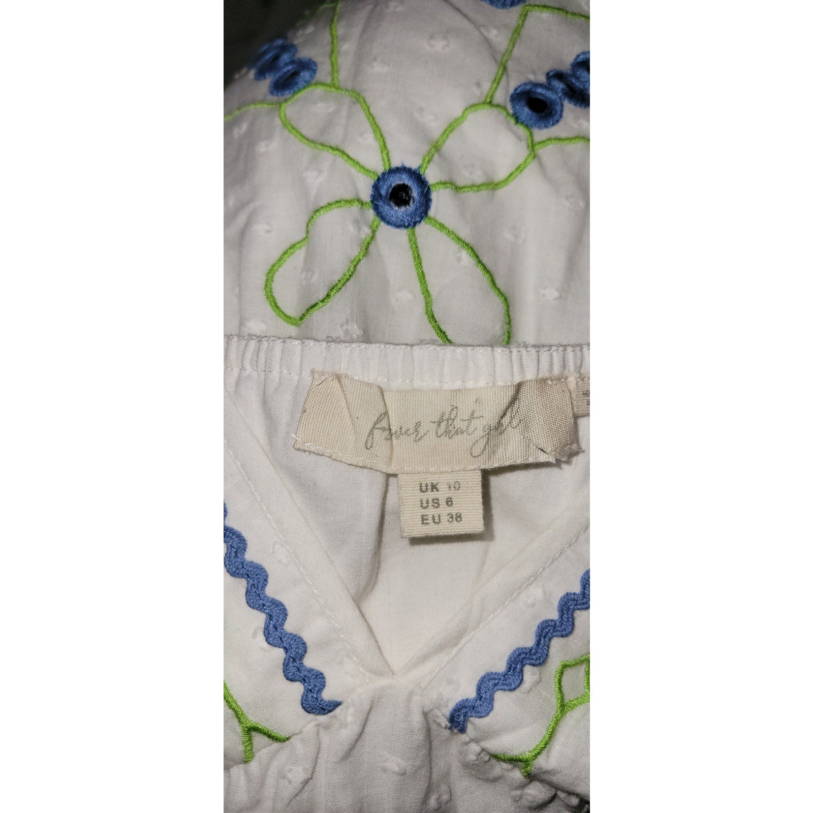 Anthropologie Forever That Girl Jordan Eyelet Babydoll Tank