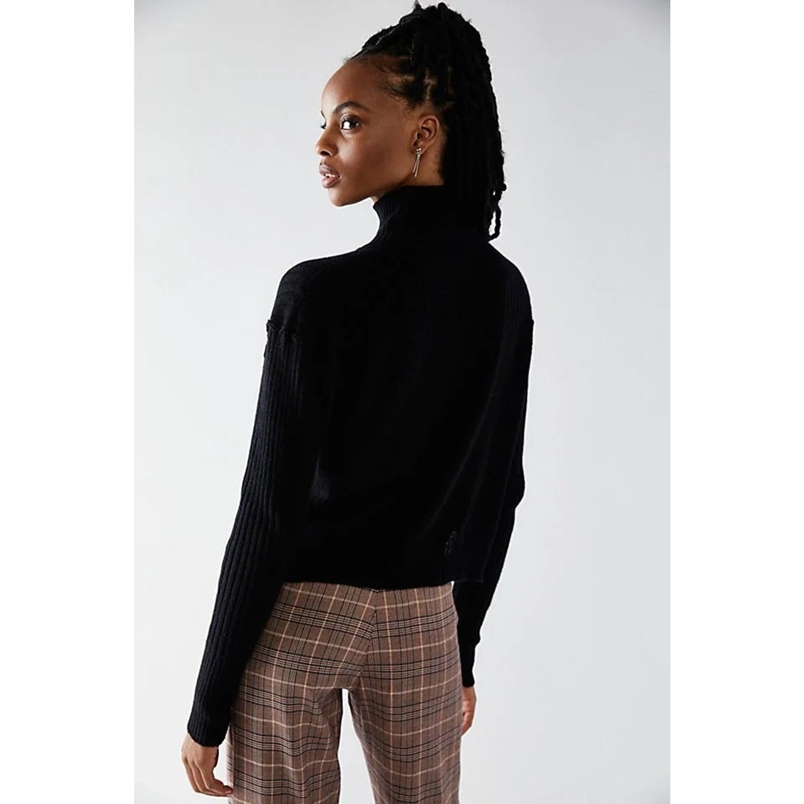 Free People Aubrey Cashmere Turtleneck Sweater