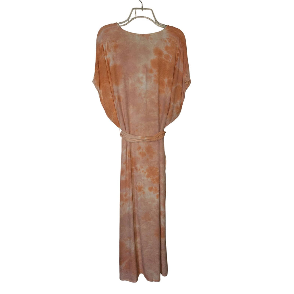 New Rachel Pally Tie Dye Rae Dress Maxi Caftan $298 SMALL Sorbet