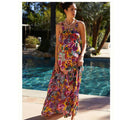New Anthropologie Boho Floral Maxi Cover-Up Dress $118 SMALL
