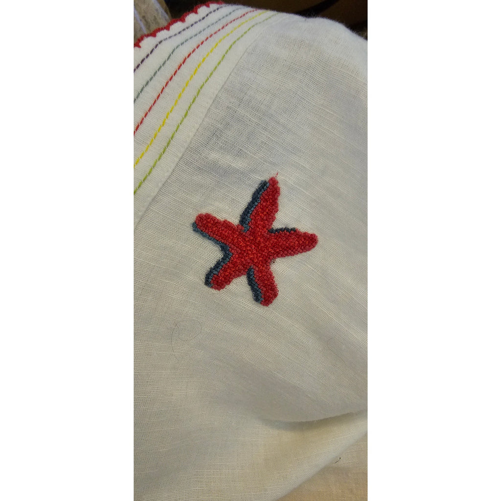 New Intropia Cross Stitch Needlepoint Embroidered Blouse $260 SIZE 38 MEDIUM