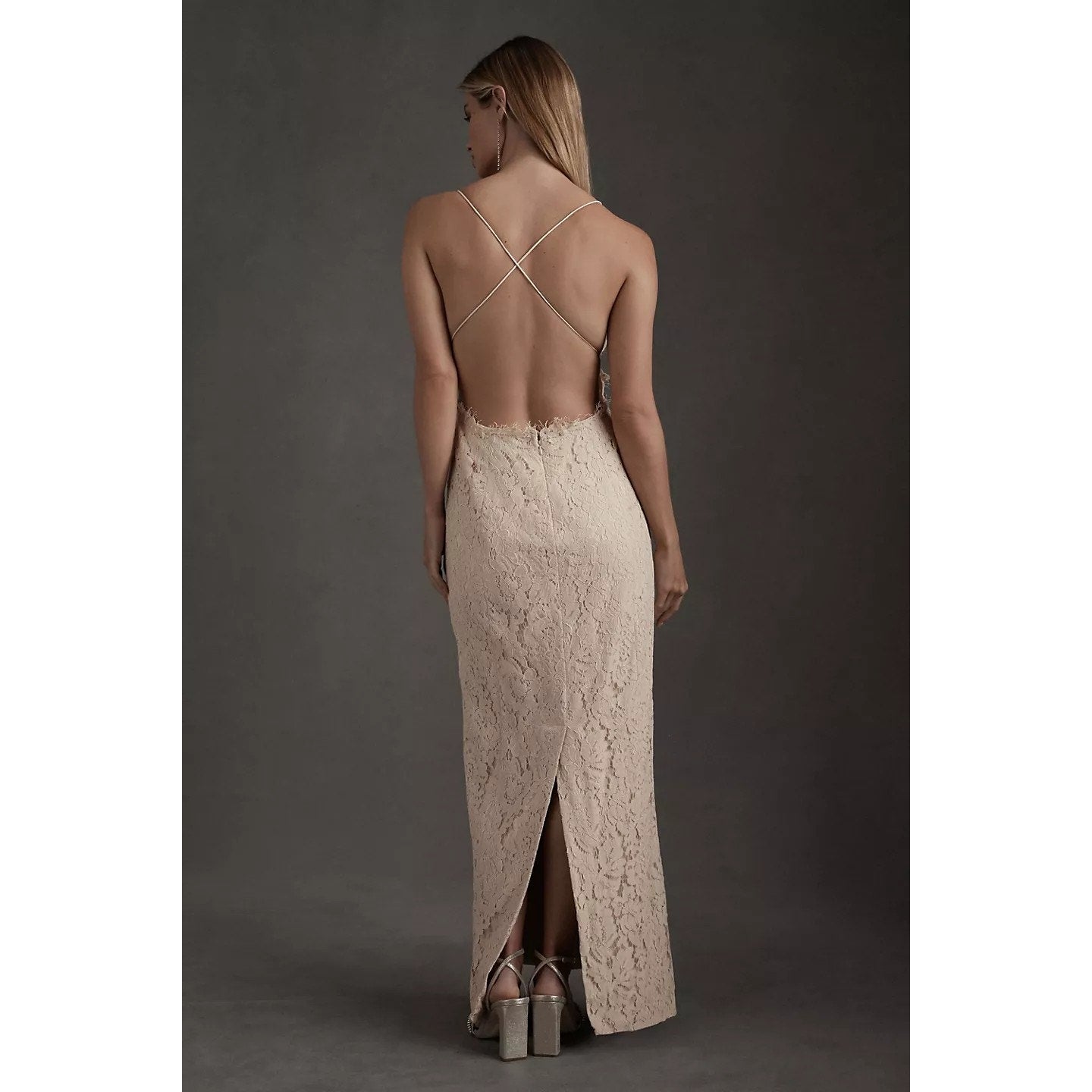 New Anthropologie BHLDN Fame and Partners Rain Column Dress $315 Size 6