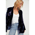 New FREE PEOPLE Space Velvet Blazer RIVERSIDE TOOL AND DYE $500 Size X-Small