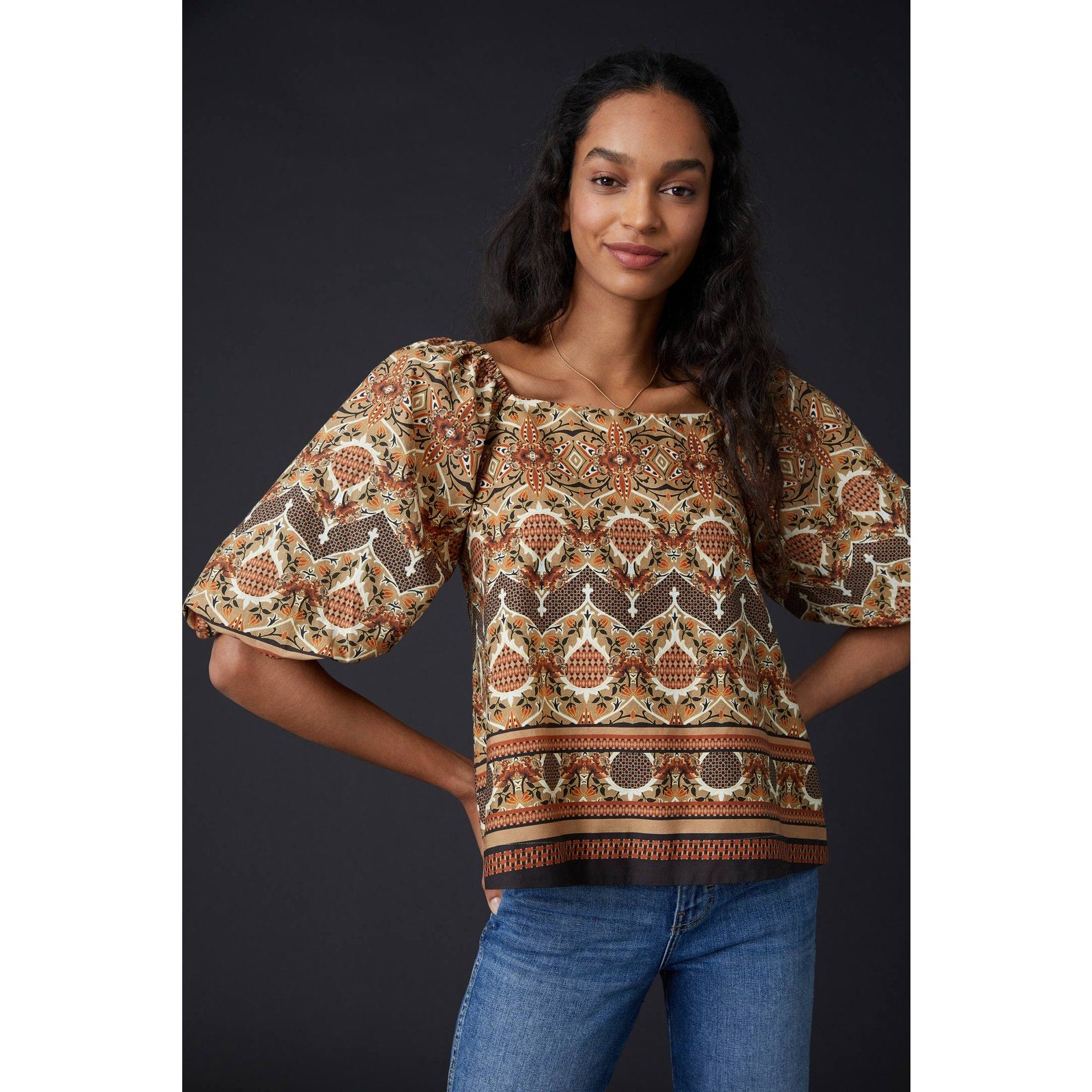 Anthropologie Shannon Swing Blouse by Porridge