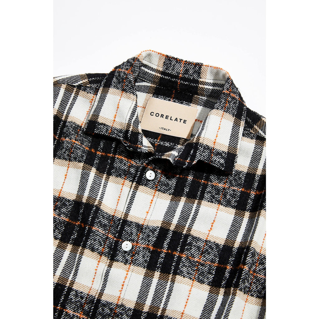 UO x Corelate Heavyweight Button-Down Long Sleeve Shirt MEDIUM Black Corelate x Urban Outfitters