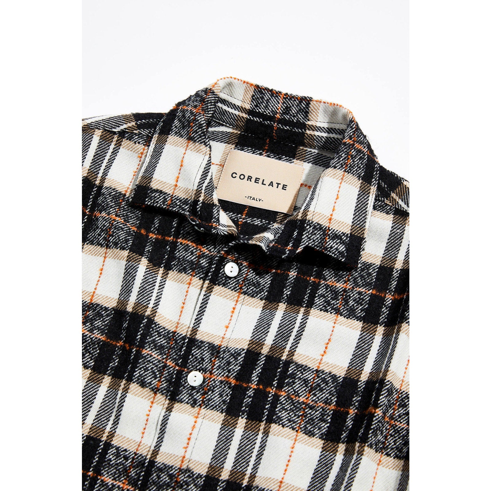 UO x Corelate Heavyweight Button-Down Long Sleeve Shirt MEDIUM Black Corelate x Urban Outfitters