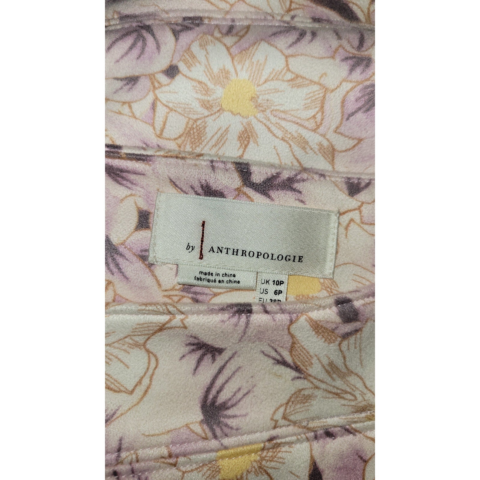 Anthropologie Skye Ruffled Floral Midi Skirt