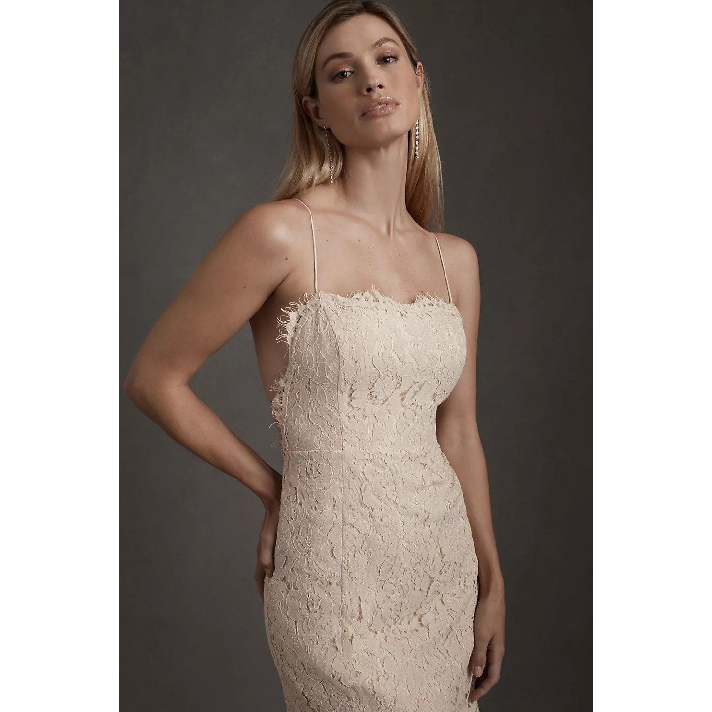 New Anthropologie BHLDN Fame and Partners Rain Column Dress $315 Size 6