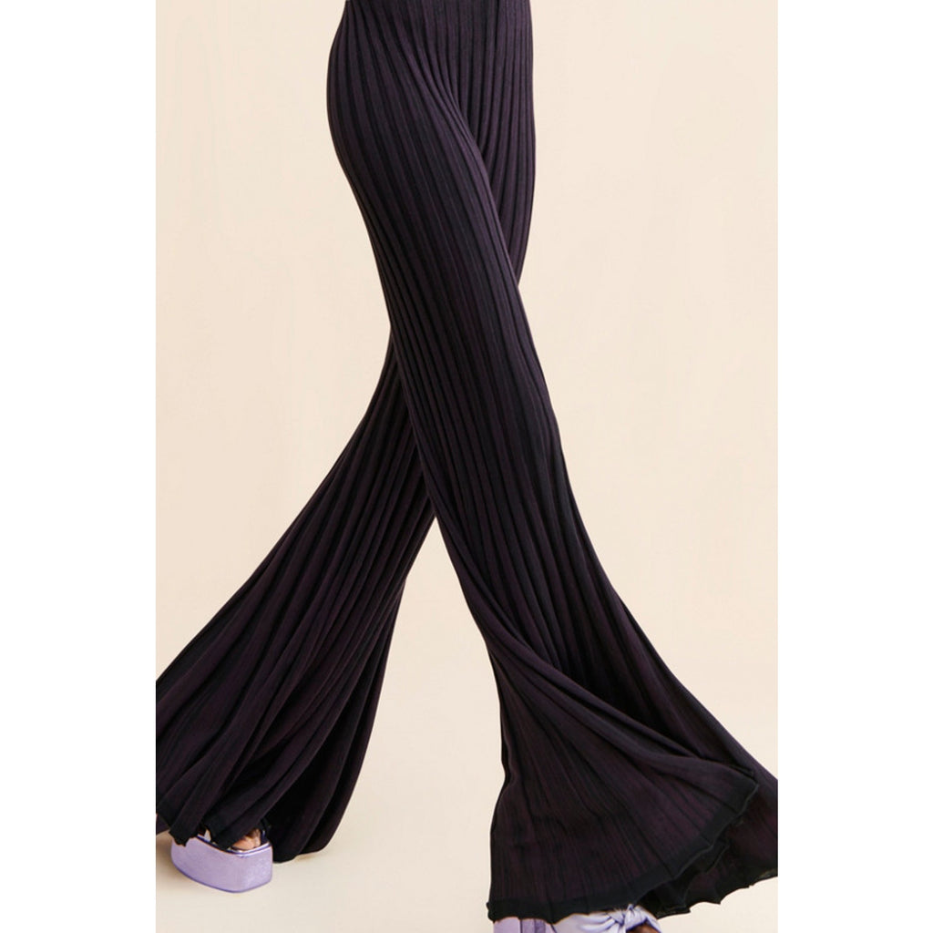 Free People Lady Luck Knit Wide-leg Jumpsuit