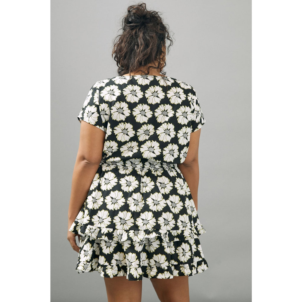 New Peter Som for Anthropologie Penelope Mini Floral Cotton Dress $168  MEDIUM