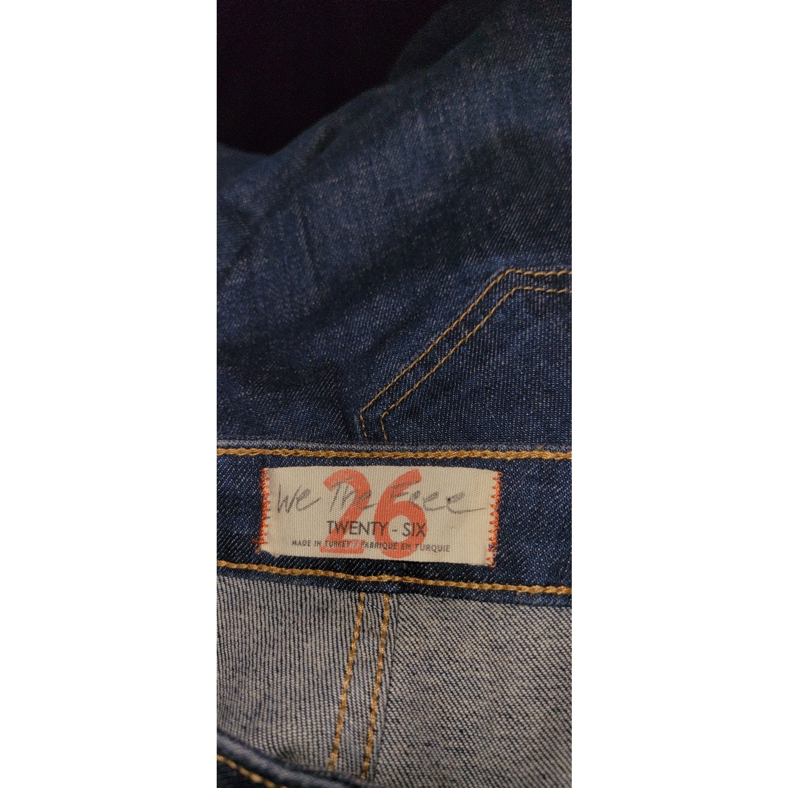 New Free People WTF Just Float On CBD Flare Jeans SIZE 26 Regular $168 SIZE 26
