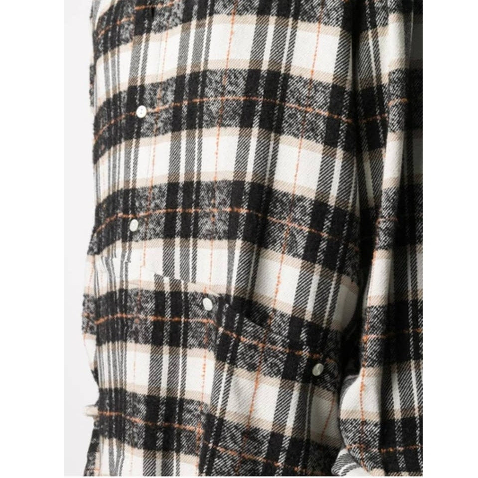 UO x Corelate Heavyweight Button-Down Long Sleeve Shirt MEDIUM Black Corelate x Urban Outfitters