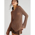 Free People Logan Ribbed Knit Sweater