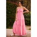 New Anthropologie Charlie Holiday Priscilla Tiered Maxi Dress $164 SMALL (4)