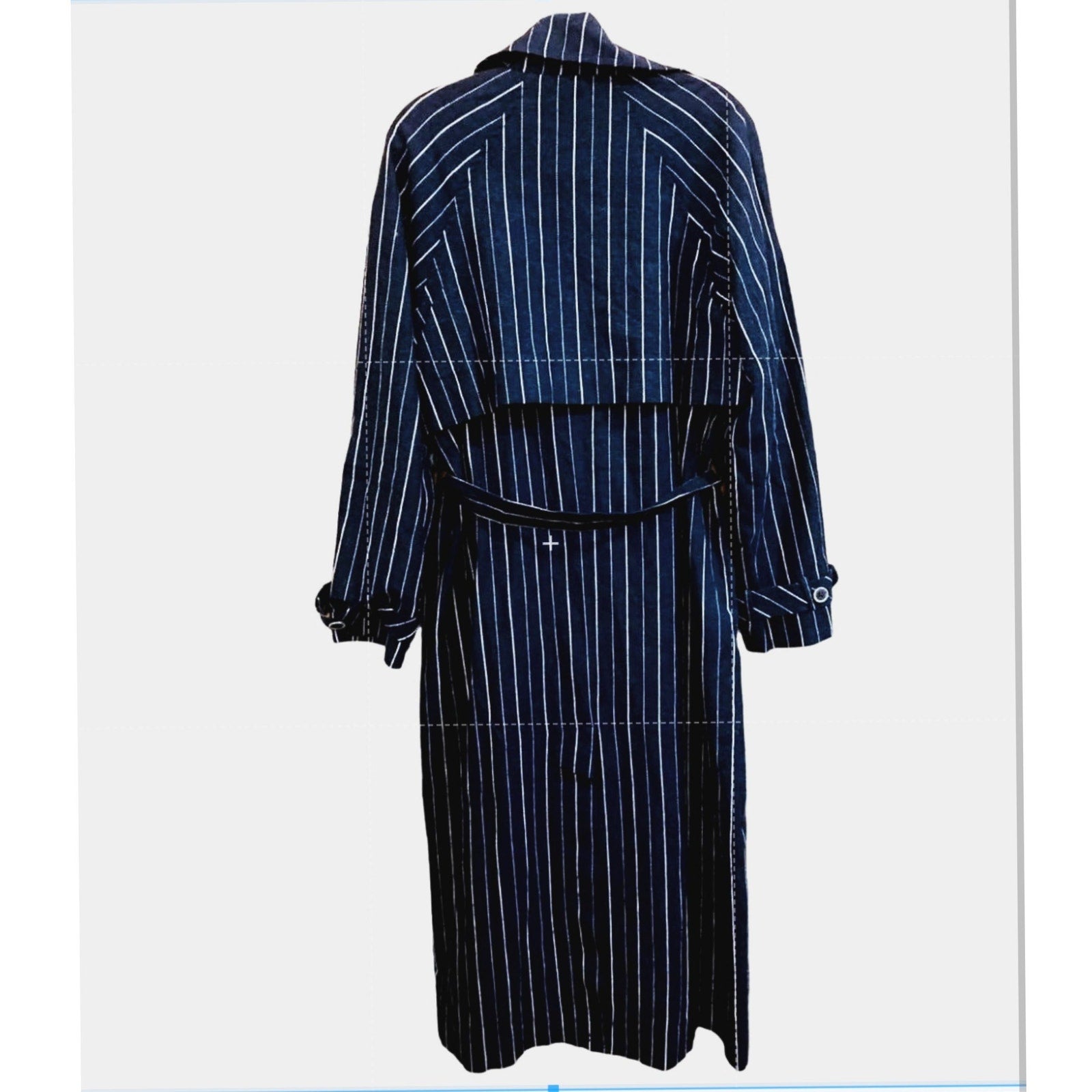 New Free People Melia Mac Collared Button Coat WTF $228 X-SMALL Blue Oversized