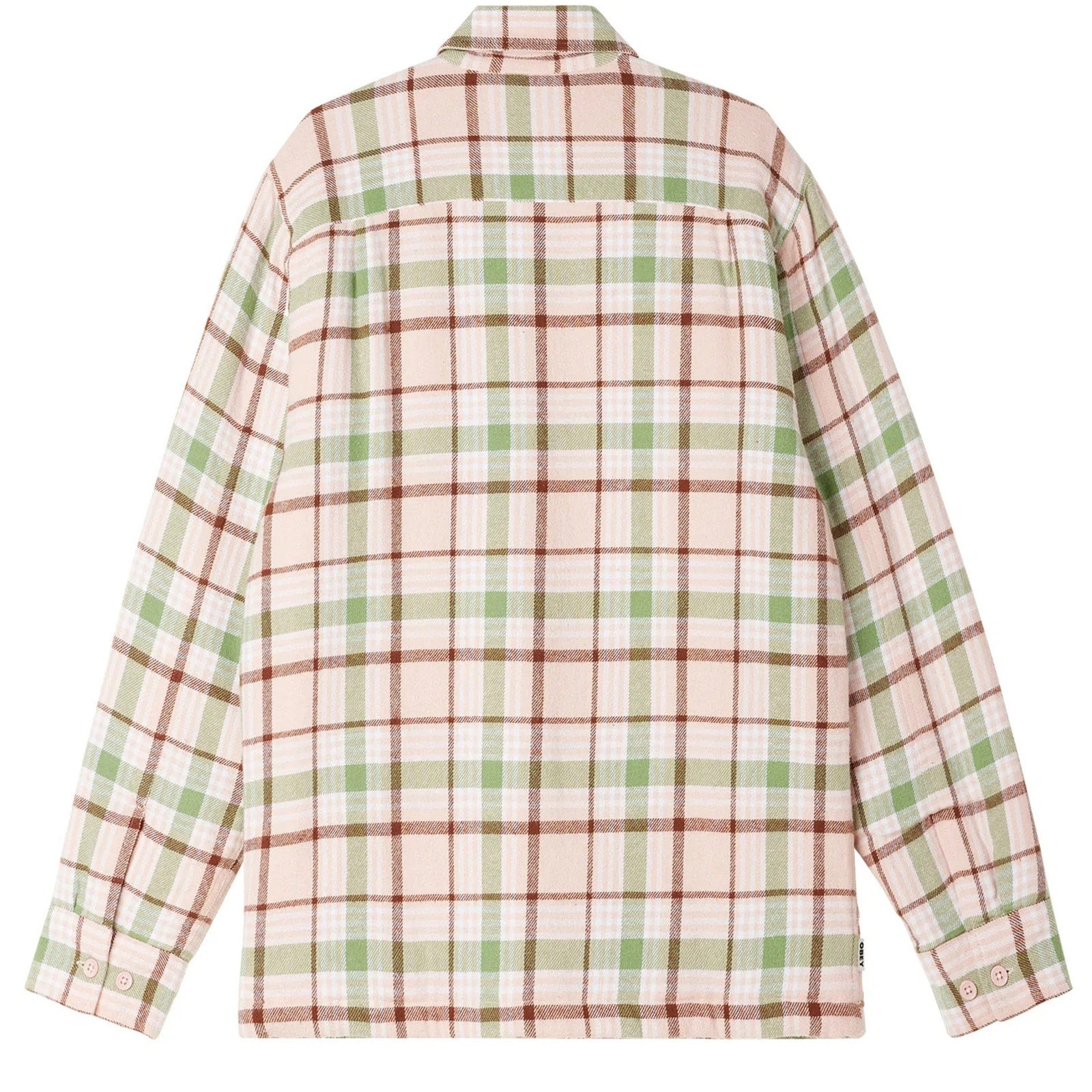 New Urban Outfitters OBEY Dom Plaid Shirt Jacket $120 MEDIUM Pink Clay