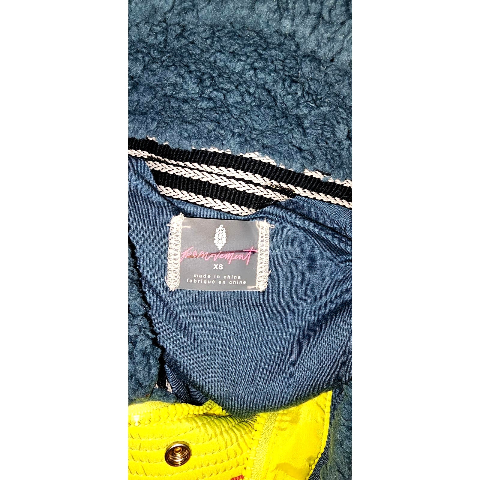 New Free People MOVEMENT Fall To Rise Fleece Quarter Snap $148 X-SMALL Margarita