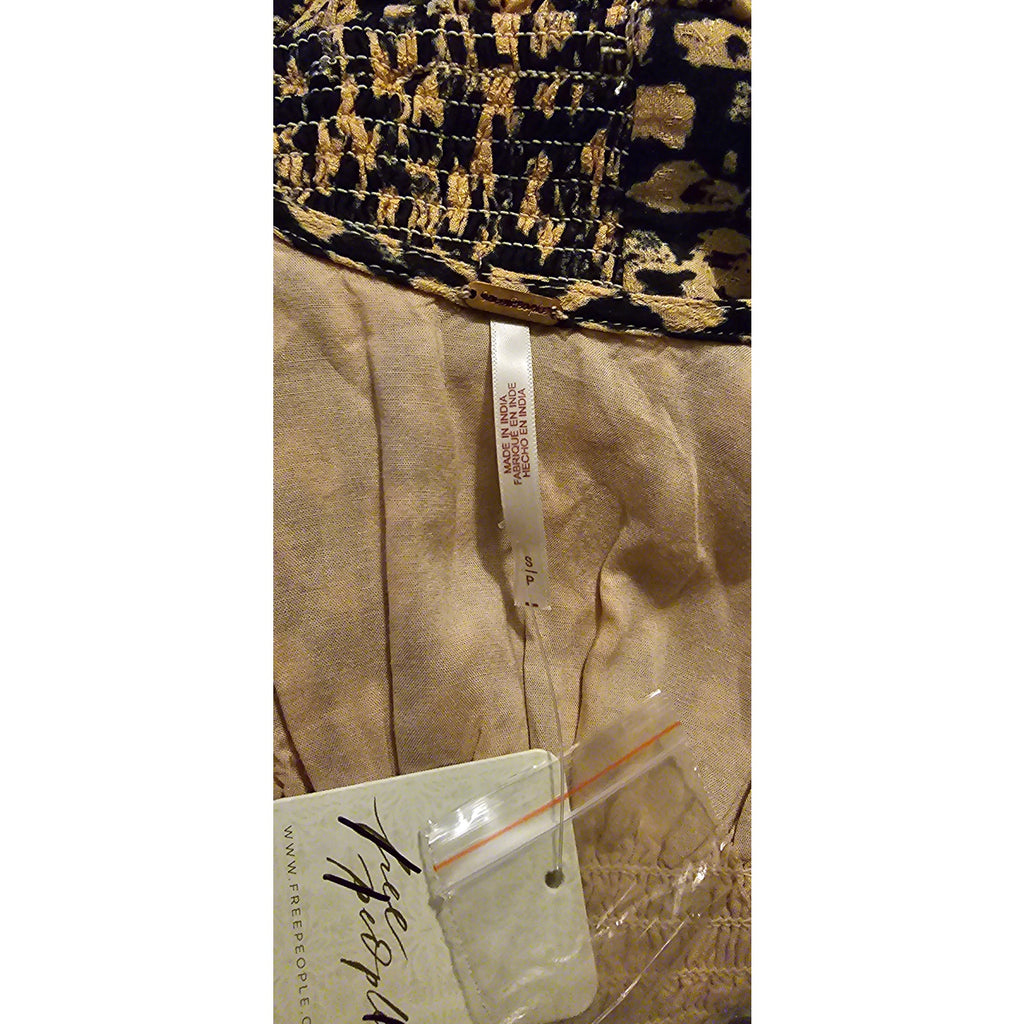 New Free People FP String Of Hearts Maxi Dress $188 SMALL Crean