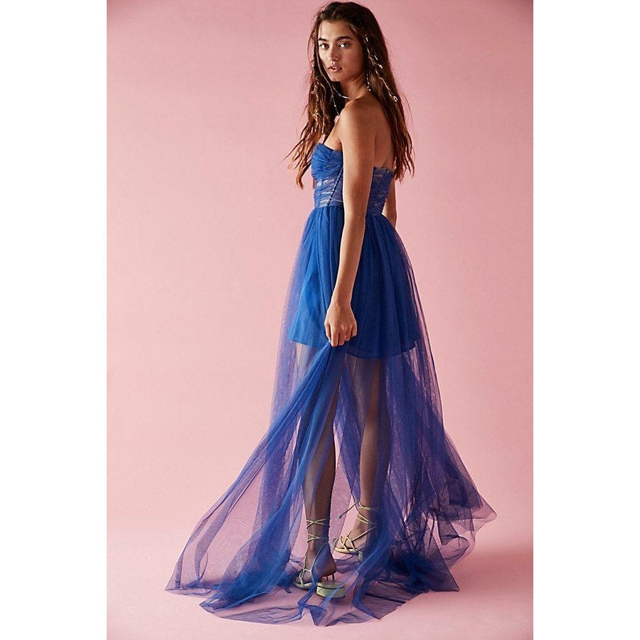 Free People Edgy Strapless Tulle Dress – Timeless Treasurz