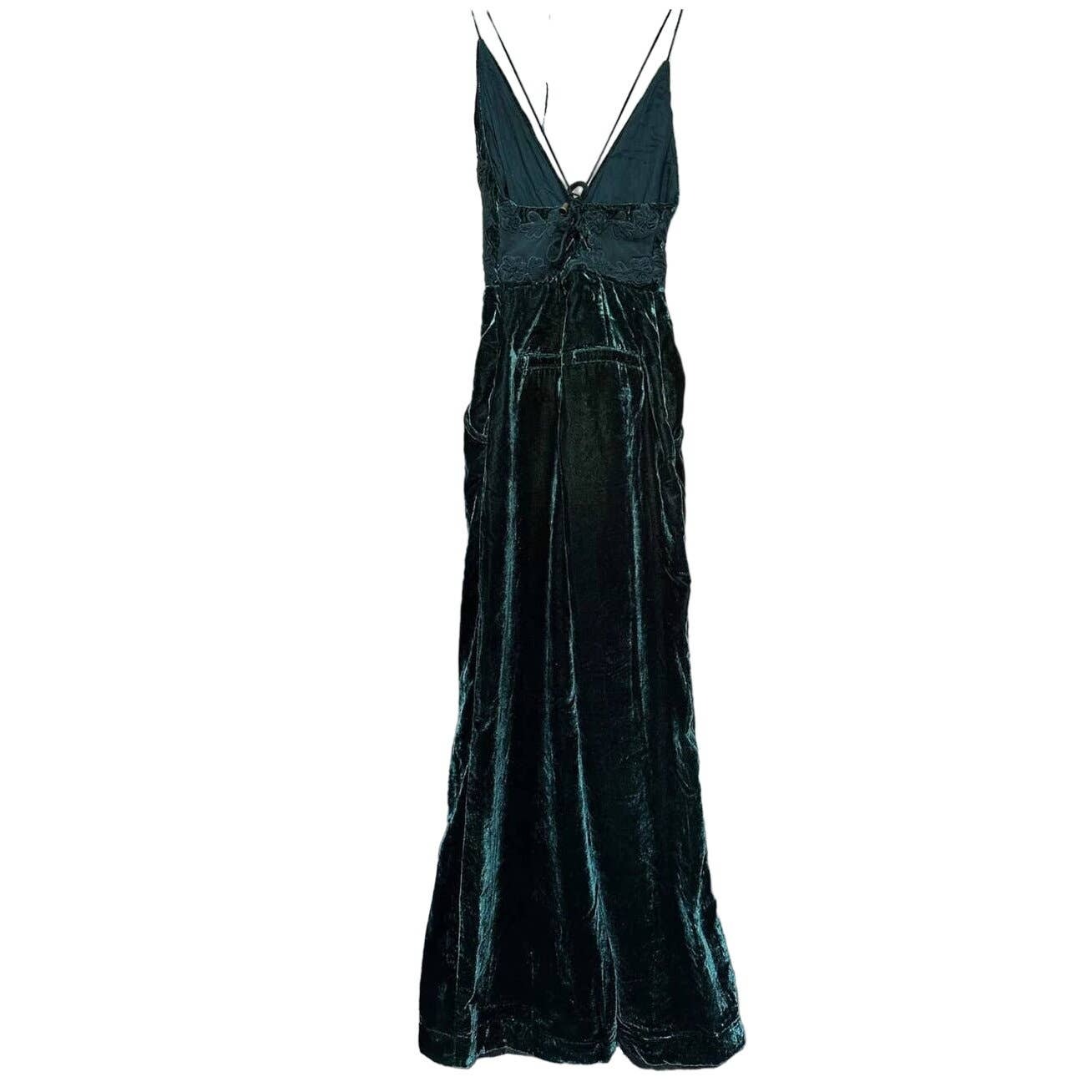 Free People Blake Velvet One Piece Holiday Party Jumpsuit