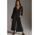 Anthropologie Hutch V-neck Wide-Leg Jumpsuit