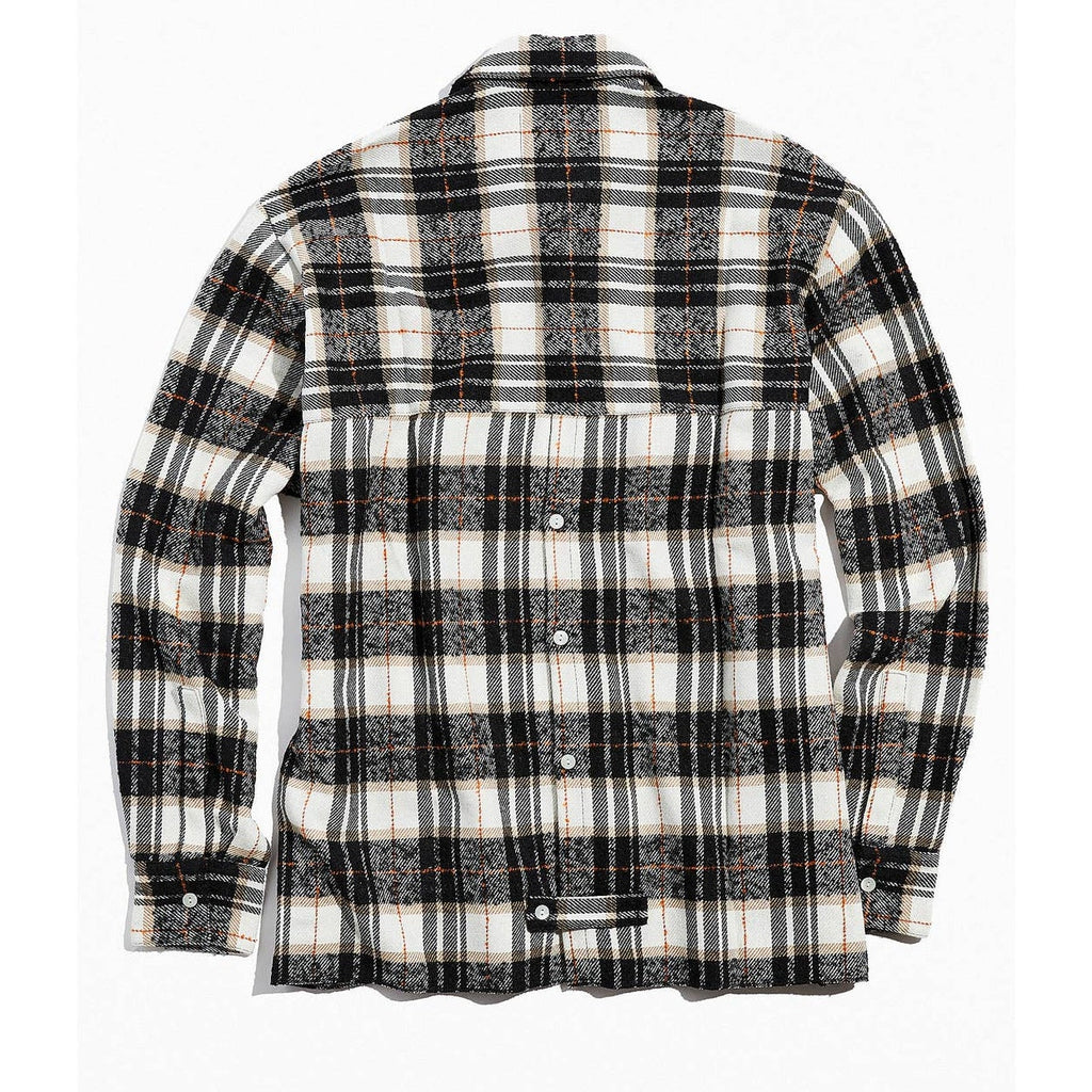 UO x Corelate Heavyweight Button-Down Long Sleeve Shirt MEDIUM Black Corelate x Urban Outfitters