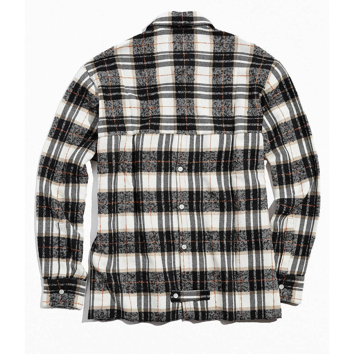 UO x Corelate Heavyweight Button-Down Long Sleeve Shirt MEDIUM Black Corelate x Urban Outfitters